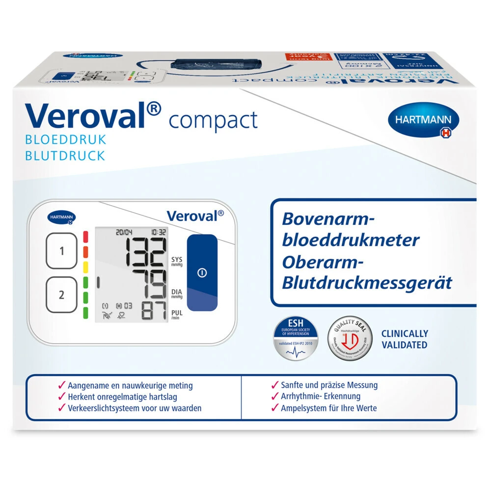 Veroval Bovenarmbloeddrukmeter Compact Veroval Bovenarmbloeddrukmeter Compact -Winkel Voor Gezondheidszorgproducten 1001971 4