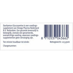 Davitamon Glucosamine -Winkel Voor Gezondheidszorgproducten 1008748 4