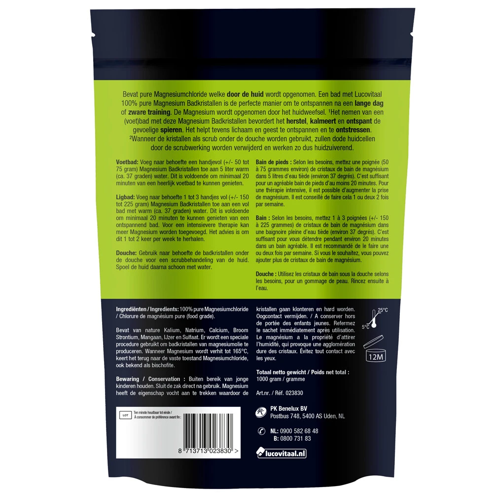 3x Lucovitaal Magnesium Badkristallen 3x Lucovitaal Magnesium Badkristallen -Winkel Voor Gezondheidszorgproducten 1011122 2