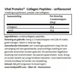Vital Proteins Collageen Peptiden 5 Vital Proteins Collageen Peptiden -Winkel Voor Gezondheidszorgproducten 1016632 4