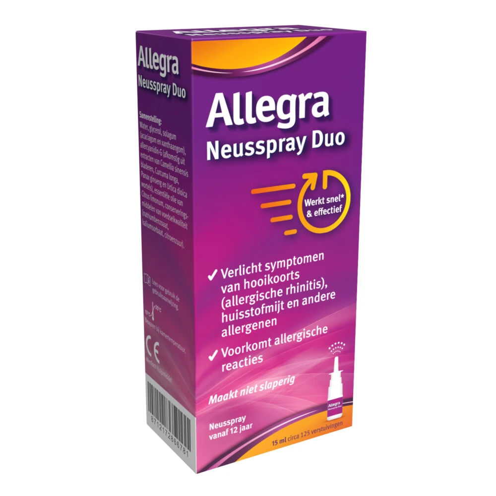 Allegra Neusspray Duo Allegra Neusspray Duo -Winkel Voor Gezondheidszorgproducten 1018962 2