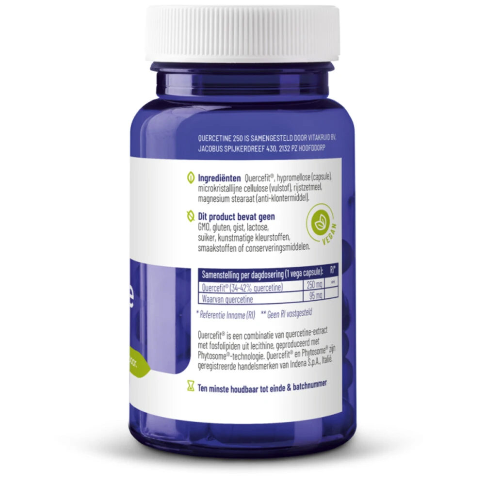 Vitakruid Quercetine 250 Vitakruid Quercetine 250 -Winkel Voor Gezondheidszorgproducten 1021059 2