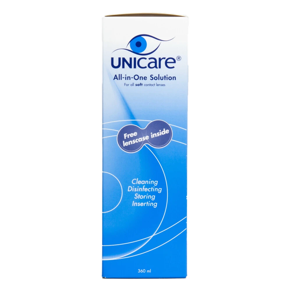 3x Unicare Alles-In-Een Vloeistof Zachte Contactlenzen 3x Unicare Alles-In-Een Vloeistof Zachte Contactlenzen -Winkel Voor Gezondheidszorgproducten 1022479