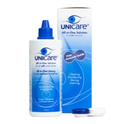 3x Unicare Alles-In-Een Vloeistof Zachte Contactlenzen 4 3x Unicare Alles-In-Een Vloeistof Zachte Contactlenzen -Winkel Voor Gezondheidszorgproducten 1022479 3