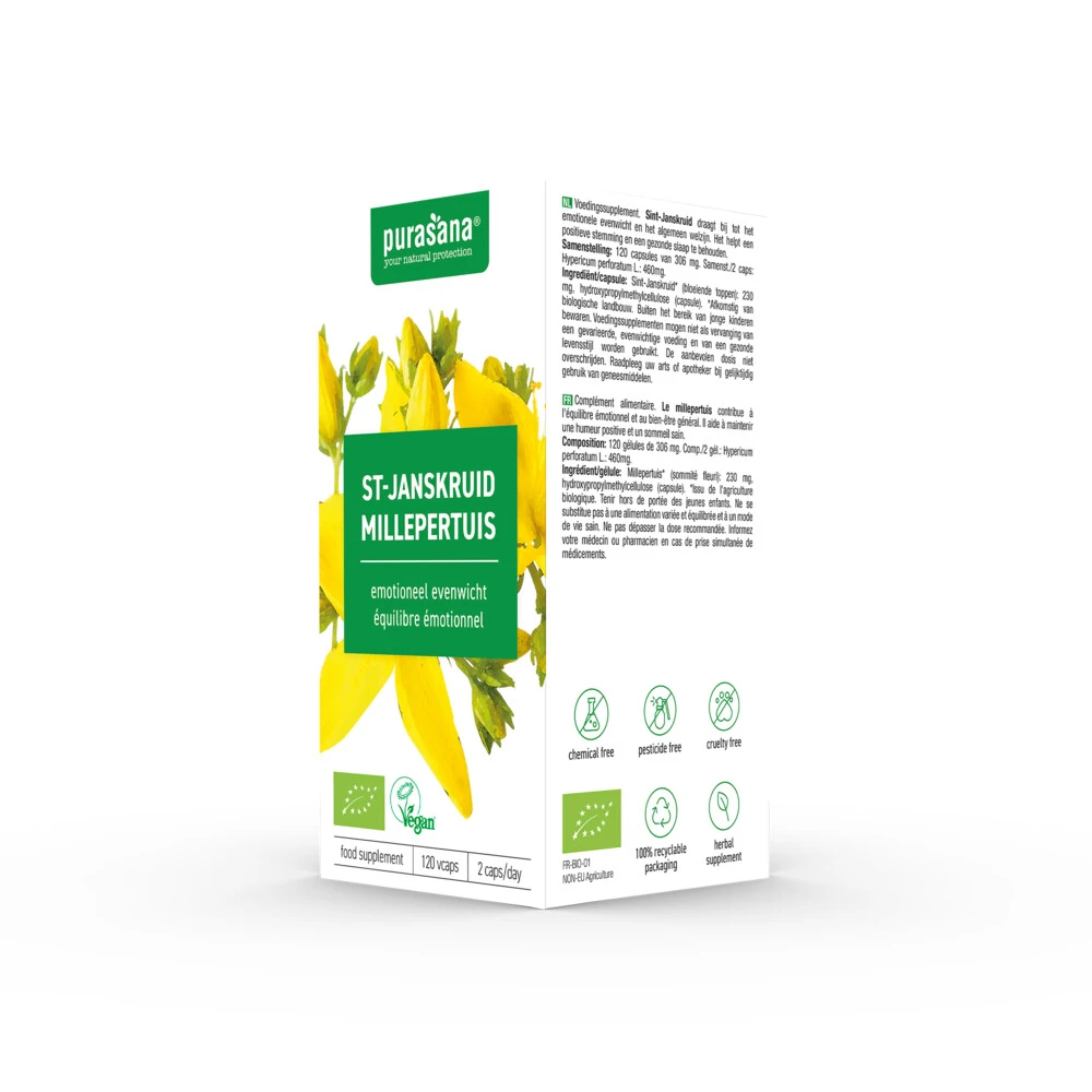 Purasana Sint-Janskruid Bio Purasana Sint-Janskruid Bio -Winkel Voor Gezondheidszorgproducten 1022695 4