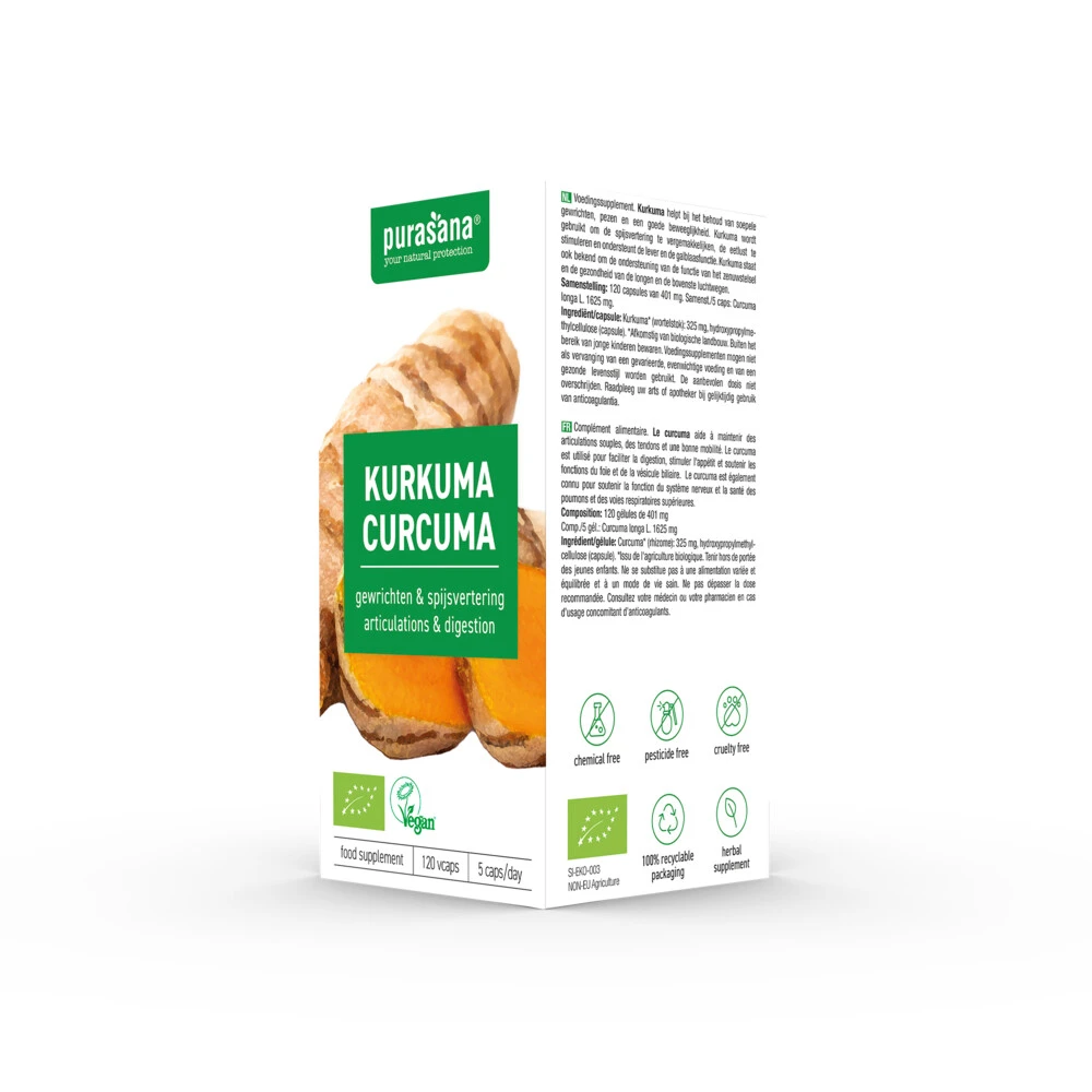 Purasana Kurkuma Bio Purasana Kurkuma Bio -Winkel Voor Gezondheidszorgproducten 1022697 4
