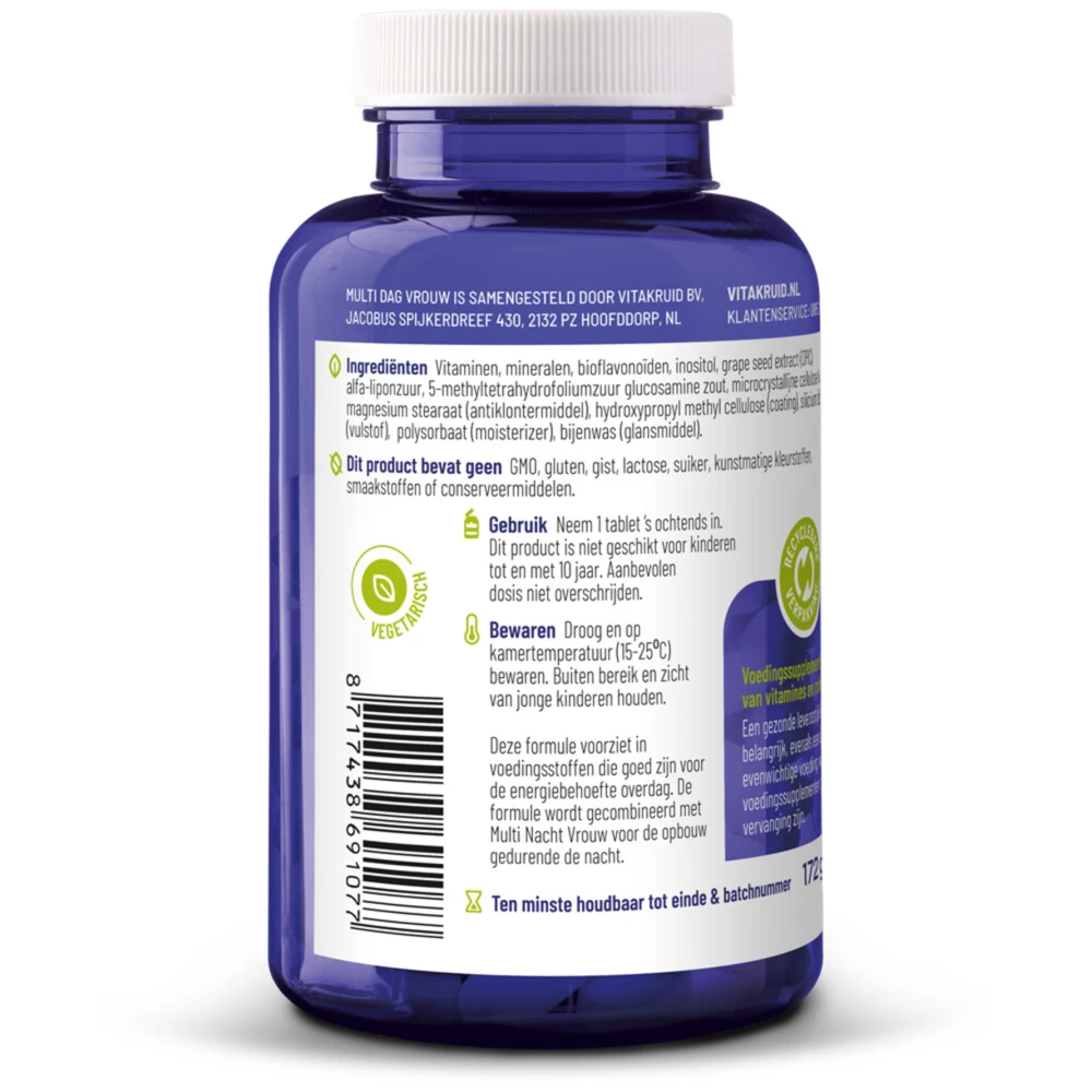 Vitakruid Multi Dag Vrouw Vitakruid Multi Dag Vrouw -Winkel Voor Gezondheidszorgproducten 1023970 2