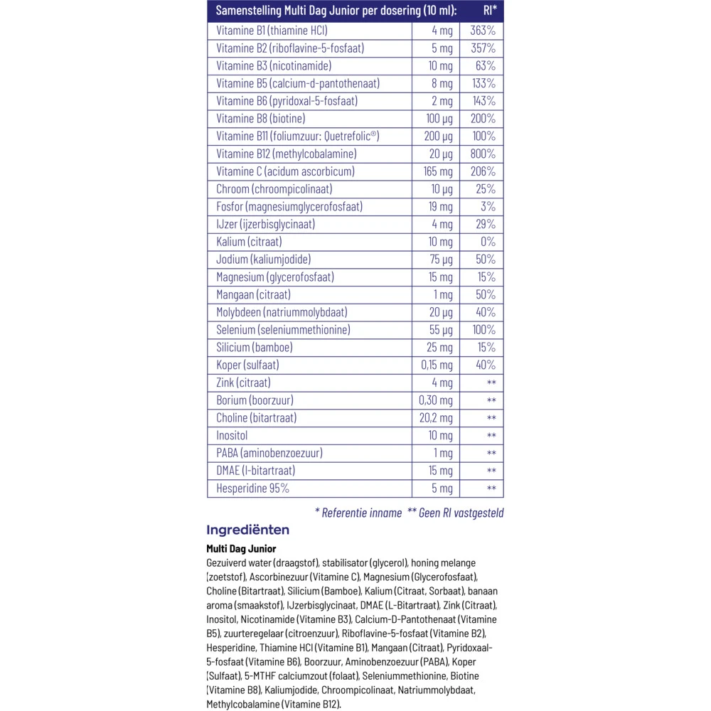 Vitakruid Multi Dag Junior Vitakruid Multi Dag Junior -Winkel Voor Gezondheidszorgproducten 1023981 4