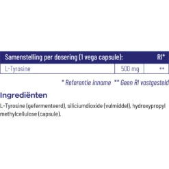 Vitakruid L-Tyrosine 500 -Winkel Voor Gezondheidszorgproducten 1023992 4