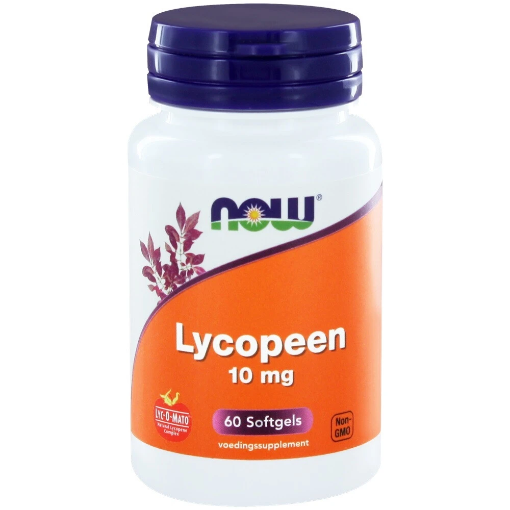 NOW Lycopeen 10 mg NOW Lycopeen 10 Mg -Winkel Voor Gezondheidszorgproducten 1024926