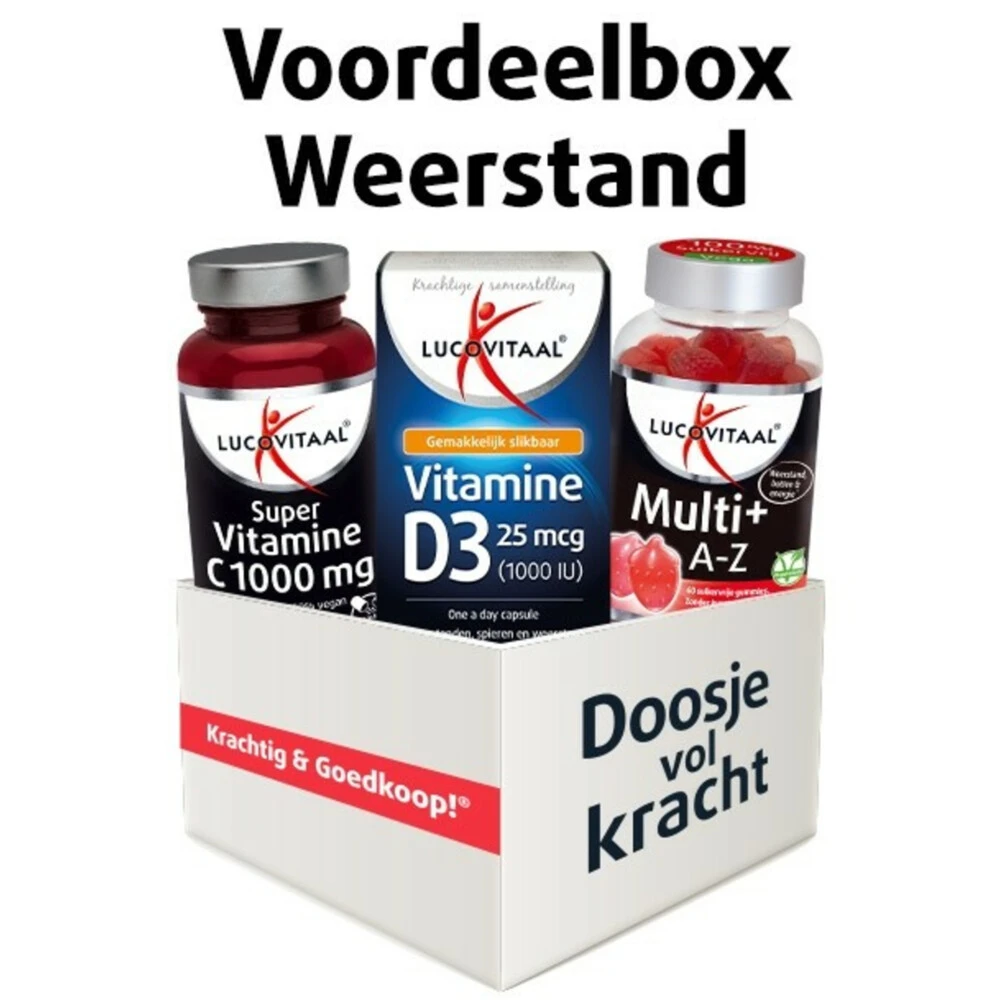 Lucovitaal Voordeelbox Weerstand Lucovitaal Voordeelbox Weerstand -Winkel Voor Gezondheidszorgproducten 1033228