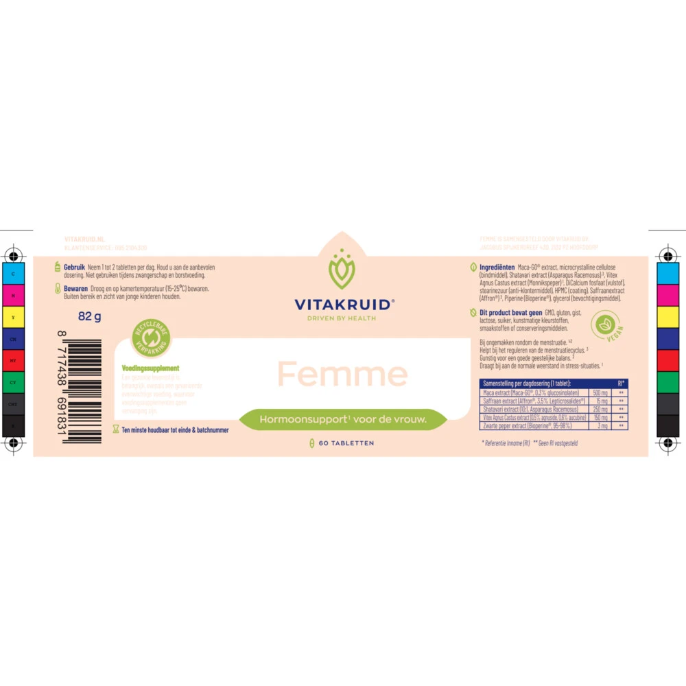 Vitakruid Femme Vitakruid Femme -Winkel Voor Gezondheidszorgproducten 1034033 2