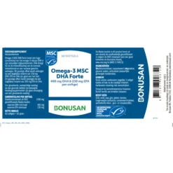 Bonusan Omega 3 MSC DHA Forte -Winkel Voor Gezondheidszorgproducten 1035508 3
