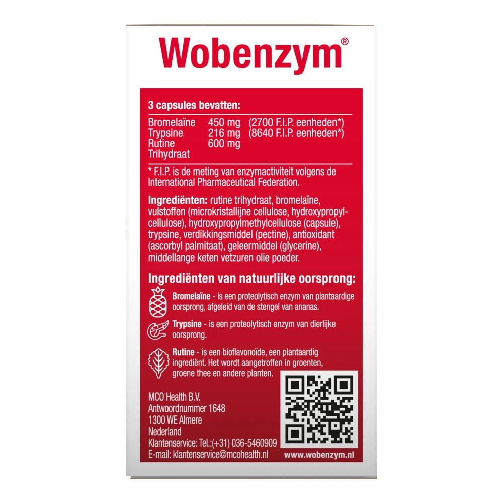 Wobenzym Enzymencomplex Wobenzym Enzymencomplex -Winkel Voor Gezondheidszorgproducten 1036562 3