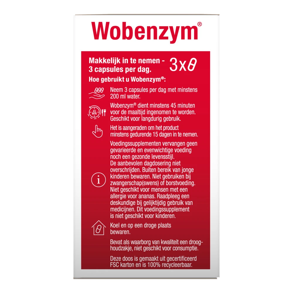 Wobenzym Enzymencomplex Wobenzym Enzymencomplex -Winkel Voor Gezondheidszorgproducten 1036562 4