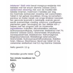 Intoleran DAO Mini -Winkel Voor Gezondheidszorgproducten 1036585 2
