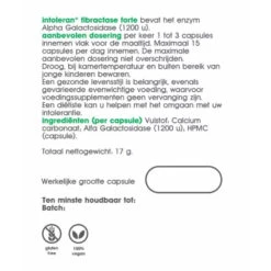 Intoleran Fibractase Forte -Winkel Voor Gezondheidszorgproducten 1036718 3