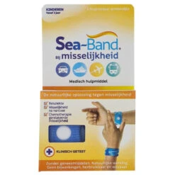 Sea Band Polsband Bij Misselijkheid Kinderen Blauw