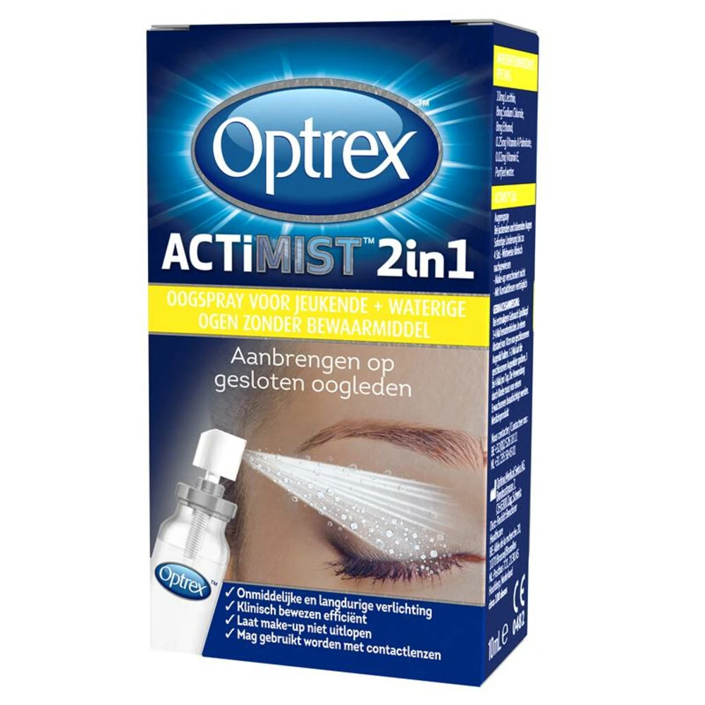 Optrex Actimist 2 in 1 Oogspray Jeukende en Waterige Ogen Optrex Actimist 2 In 1 Oogspray Jeukende En Waterige Ogen -Winkel Voor Gezondheidszorgproducten 1040011