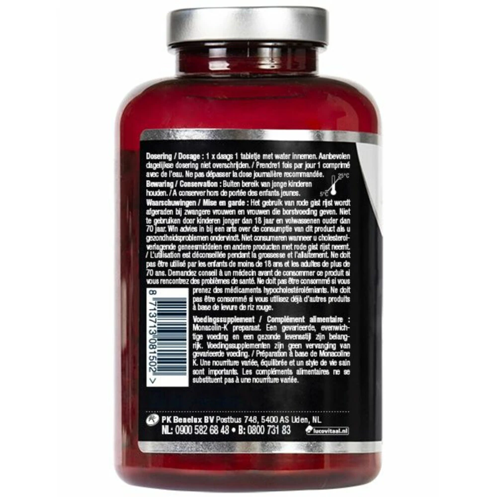 Lucovitaal Rode Gist Rijst Lucovitaal Rode Gist Rijst -Winkel Voor Gezondheidszorgproducten 1040425 3