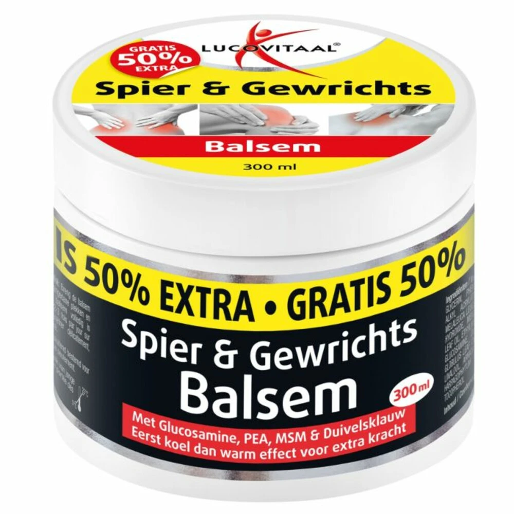 3x Lucovitaal Spier & Gewrichtsbalsem 50% Extra 3x Lucovitaal Spier & Gewrichtsbalsem 50% Extra -Winkel Voor Gezondheidszorgproducten 1067589