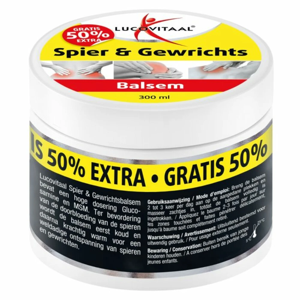 3x Lucovitaal Spier & Gewrichtsbalsem 50% Extra 3x Lucovitaal Spier & Gewrichtsbalsem 50% Extra -Winkel Voor Gezondheidszorgproducten 1067589 3