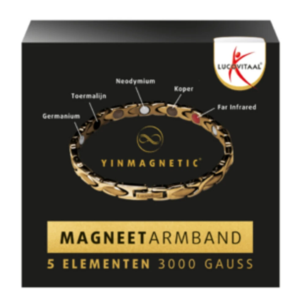 Lucovitaal Yinmagnetic Magneet Armband Goud Lucovitaal Yinmagnetic Magneet Armband Goud -Winkel Voor Gezondheidszorgproducten 1073906