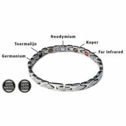 Lucovitaal Yinmagnetic Magneet Armband Zilver -Winkel Voor Gezondheidszorgproducten 1073907 4