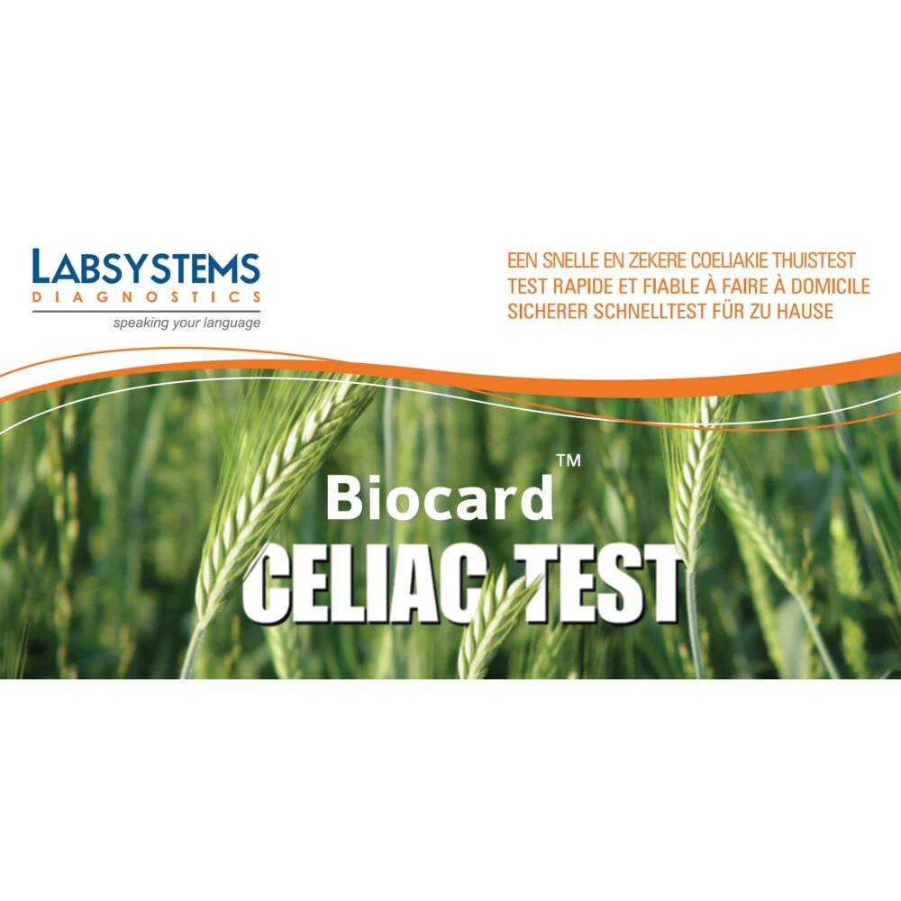 Biocard Coeliakie Gluten Overgevoeligheid Test Biocard Coeliakie Gluten Overgevoeligheid Test -Winkel Voor Gezondheidszorgproducten 1074393