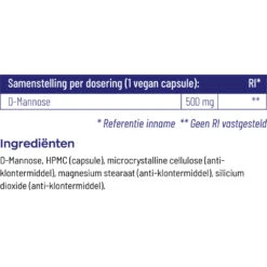 Vitakruid D-Mannose 500 -Winkel Voor Gezondheidszorgproducten 739405 4