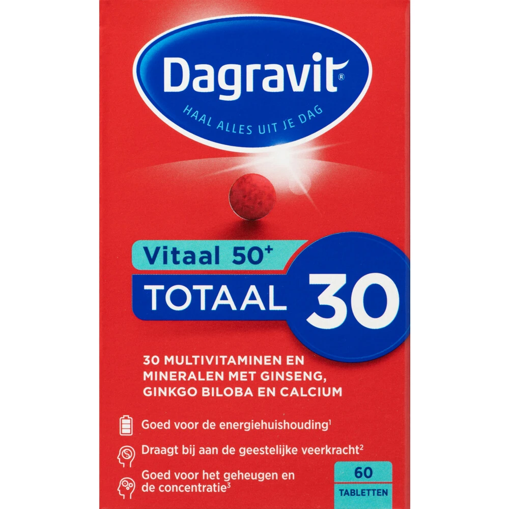 Dagravit Totaal 30 Vitaal 50+ Dagravit Totaal 30 Vitaal 50+ -Winkel Voor Gezondheidszorgproducten 740216
