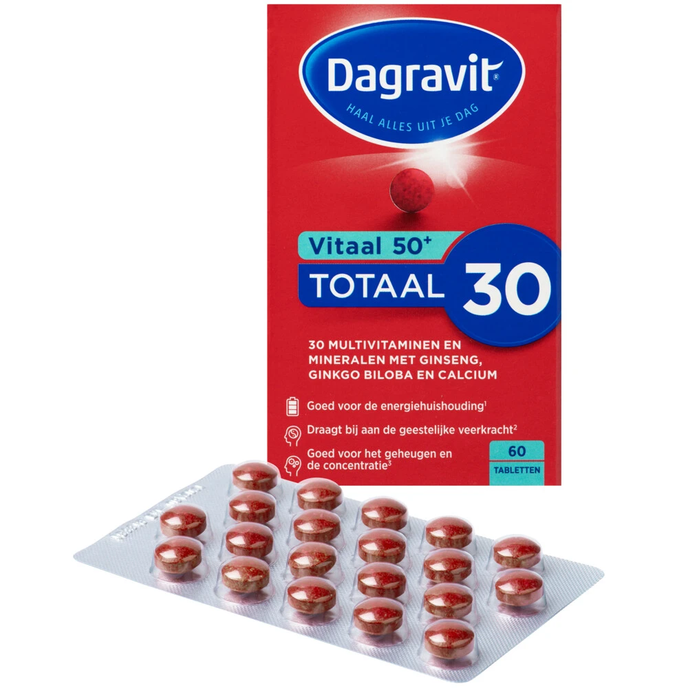 Dagravit Totaal 30 Vitaal 50+ Dagravit Totaal 30 Vitaal 50+ -Winkel Voor Gezondheidszorgproducten 740216 2