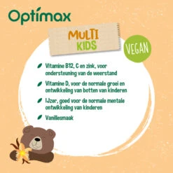Optimax Kinder Multivitamine Vanille -Winkel Voor Gezondheidszorgproducten 740312 4