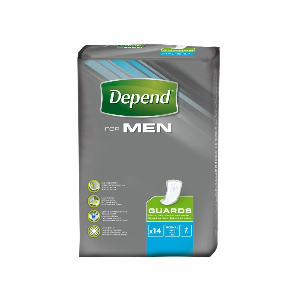 4x Depend for Men Guards 4x Depend For Men Guards -Winkel Voor Gezondheidszorgproducten 756541
