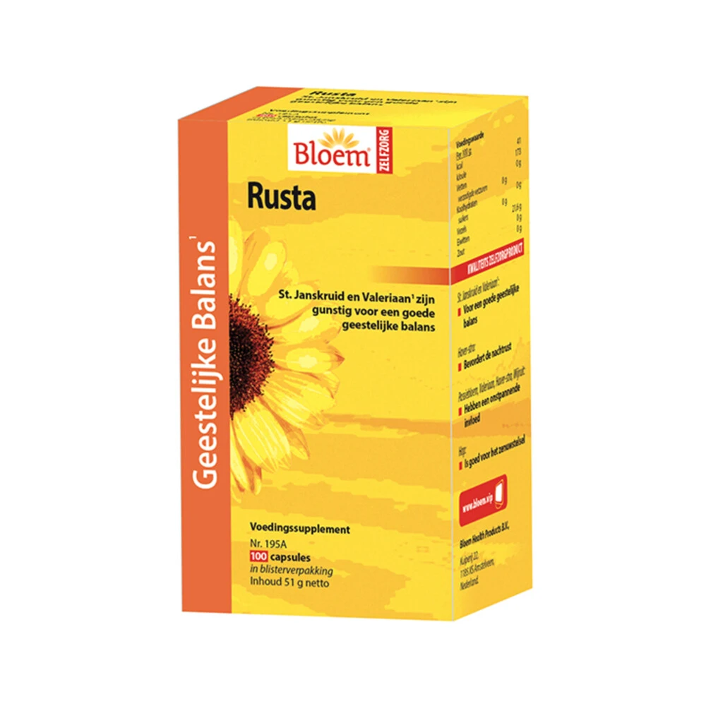 Bloem Rusta Met St Janskruid Bloem Rusta Met St Janskruid -Winkel Voor Gezondheidszorgproducten 879015