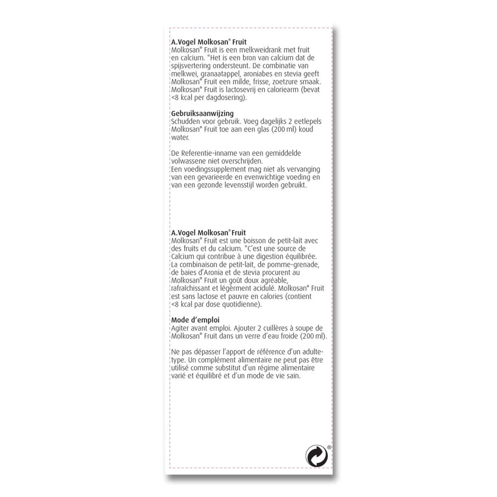2x A.Vogel Molkosan Fruit 2x A.Vogel Molkosan Fruit -Winkel Voor Gezondheidszorgproducten 945479 4