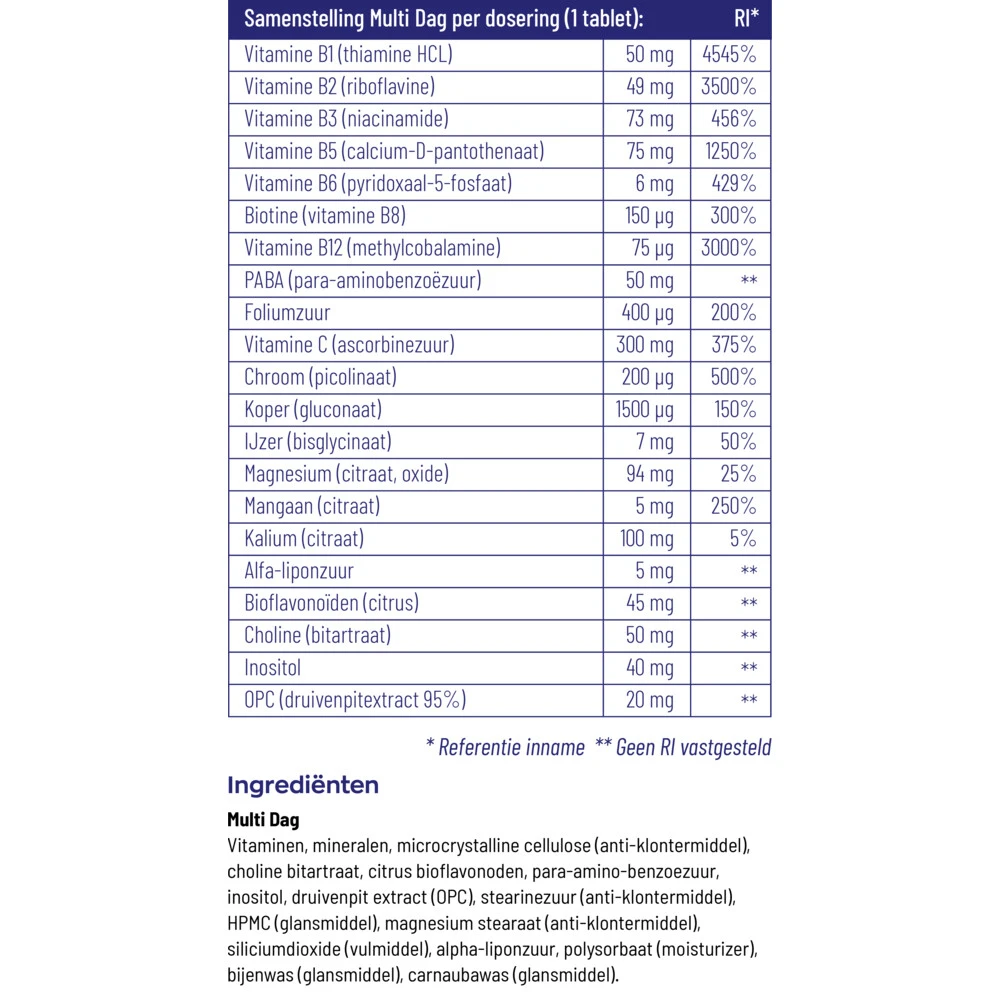 Vitakruid Multi Dag Vitakruid Multi Dag -Winkel Voor Gezondheidszorgproducten 950223 4