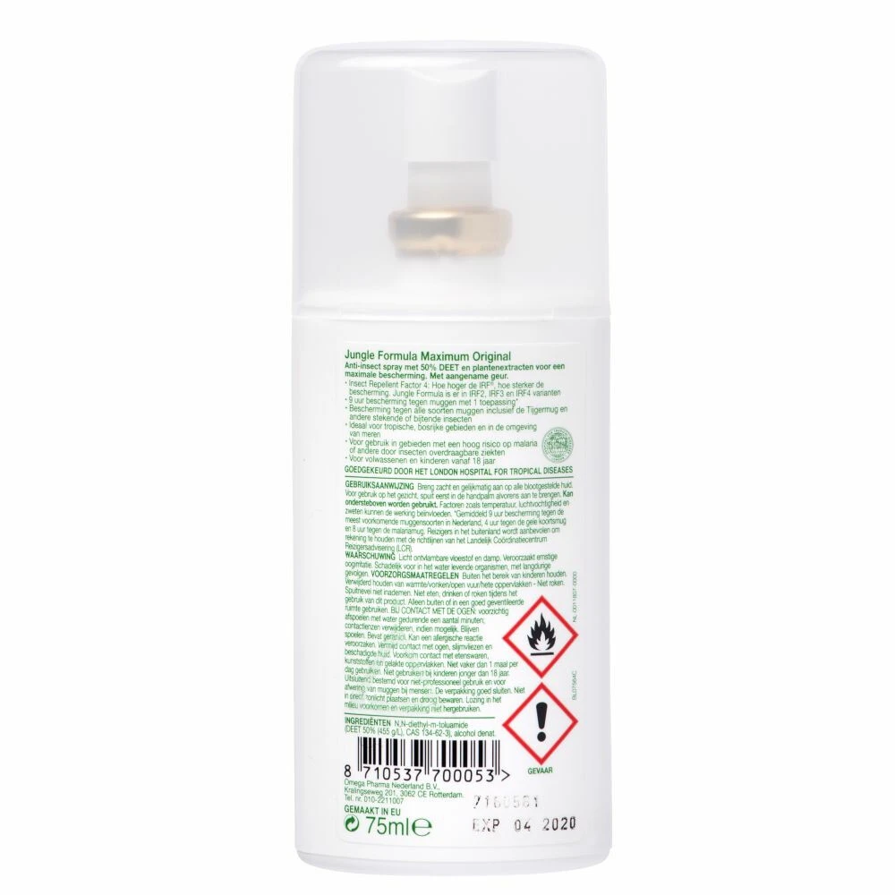 2x Jungle Formula Spray Maximum 50% Deet 2x Jungle Formula Spray Maximum 50% Deet -Winkel Voor Gezondheidszorgproducten 969861 3