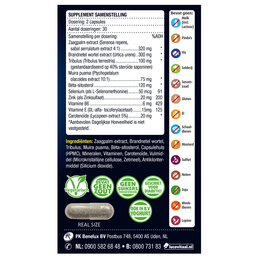 Lucovitaal Prostaat Comfort Lucovitaal Prostaat Comfort -Winkel Voor Gezondheidszorgproducten 997594 3